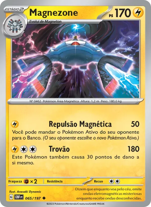 Magnezone 065/197 Obsidiana em Chamas