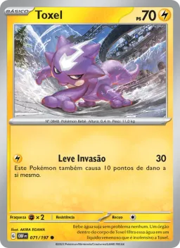 Toxel 071 Obsidiana em Chamas