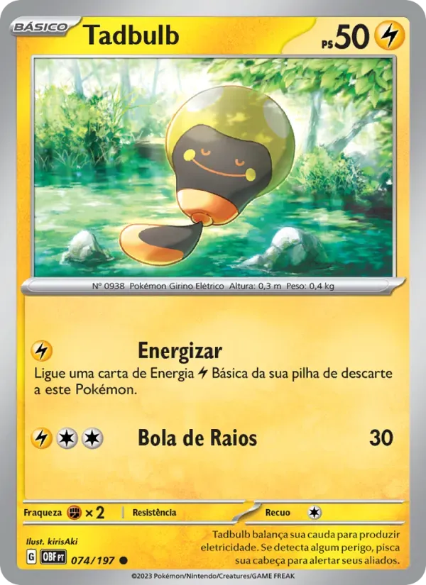 Tadbulb 074/197 Obsidiana em Chamas