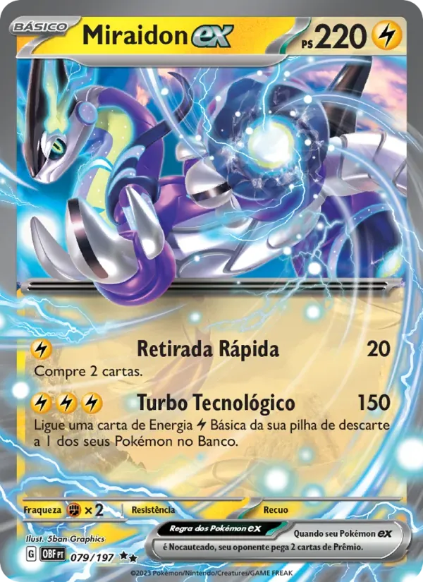 Miraidon ex 079/197 Obsidiana em Chamas