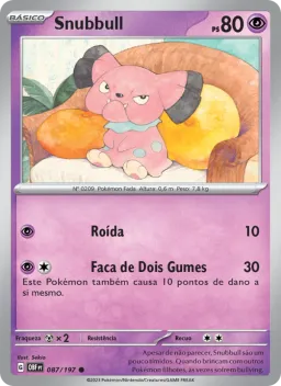 Snubbull 087 Obsidiana em Chamas