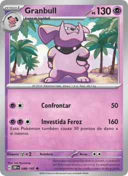 Granbull 088 Obsidiana em Chamas