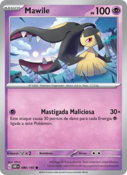 Mawile 089 Obsidiana em Chamas