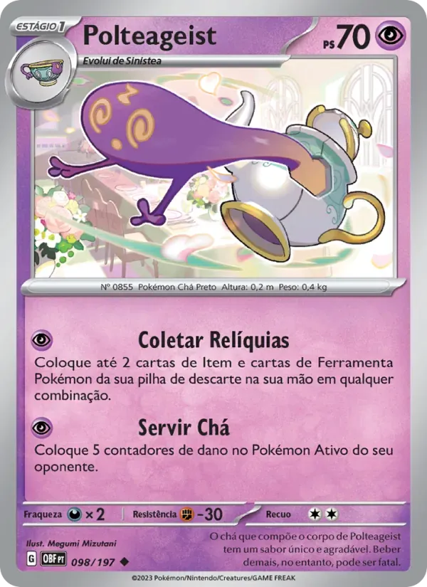 Polteageist 098/197 Obsidiana em Chamas