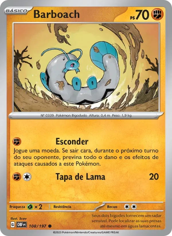 Barboach 108/197 Obsidiana em Chamas