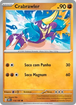 Crabrawler 114 Obsidiana em Chamas