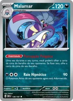 Malamar 138 Obsidiana em Chamas