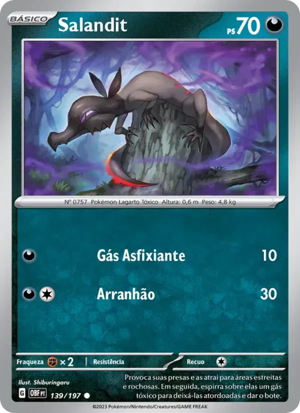 Salandit 139/197 Obsidiana em Chamas