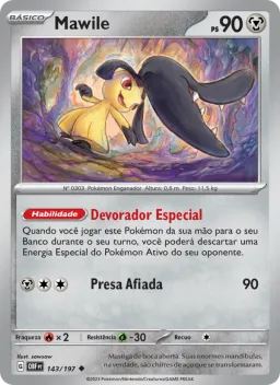Mawile 143 Obsidiana em Chamas