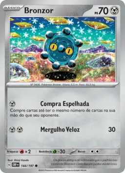 Bronzor 144 Obsidiana em Chamas