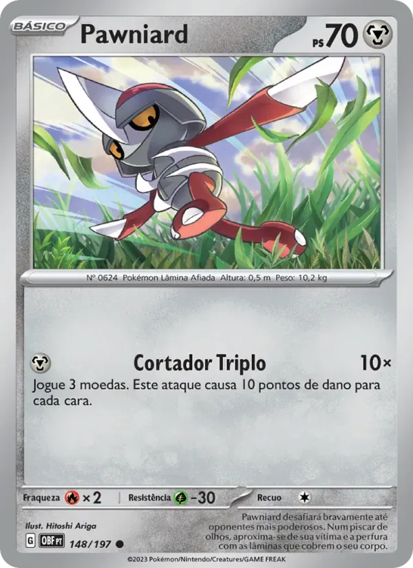 Pawniard 148/197 Obsidiana em Chamas