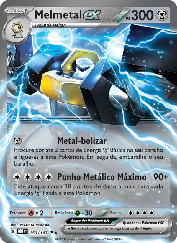 Melmetal ex 153/197 Obsidiana em Chamas