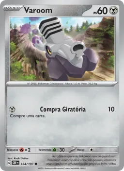 Varoom 154 Obsidiana em Chamas