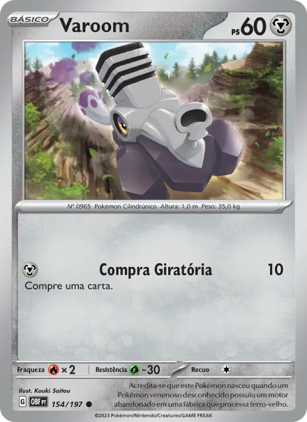 Varoom 154/197 Obsidiana em Chamas