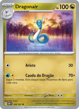 Dragonair 158 Obsidiana em Chamas