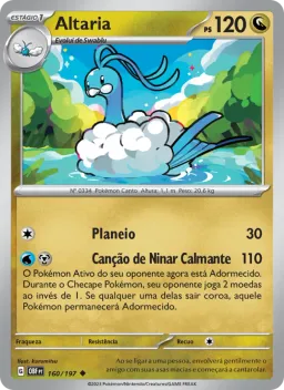 Altaria 160 Obsidiana em Chamas