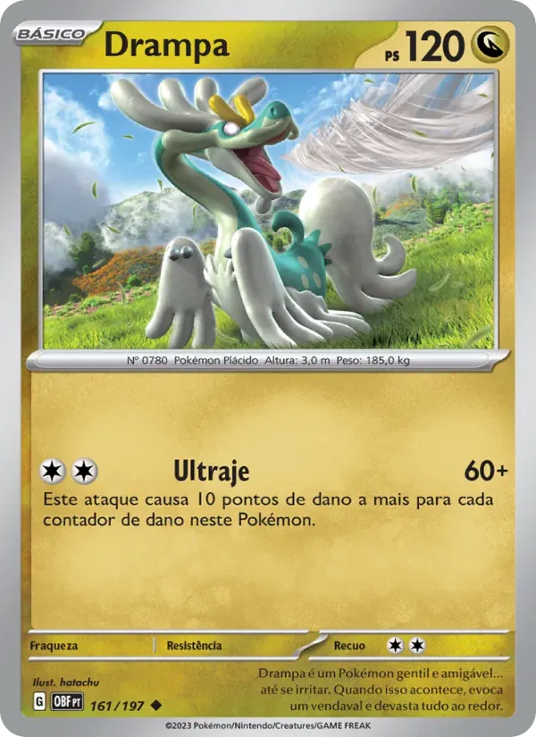 Drampa 161/197 Obsidiana em Chamas