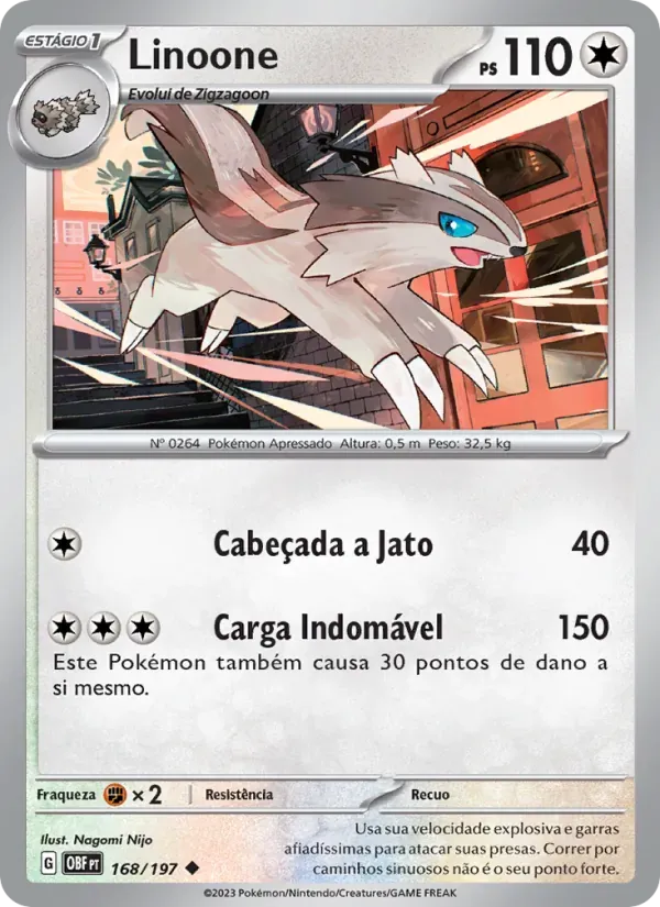 Linoone 168/197 Obsidiana em Chamas