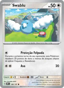 Swablu 169 Obsidiana em Chamas