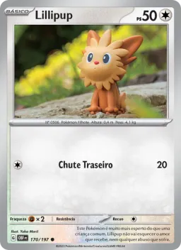 Lillipup 170 Obsidiana em Chamas