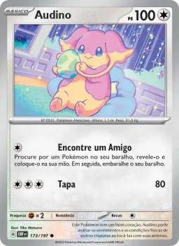 Audino 173 Obsidiana em Chamas