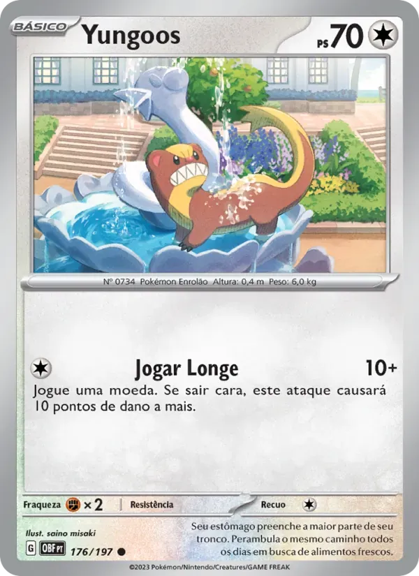 Yungoos 176/197 Obsidiana em Chamas