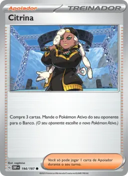 Citrina 194 Obsidiana em Chamas