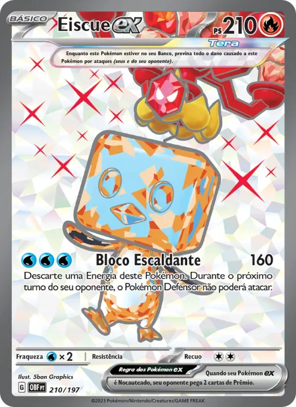 Eiscue ex 210/197 Obsidiana em Chamas