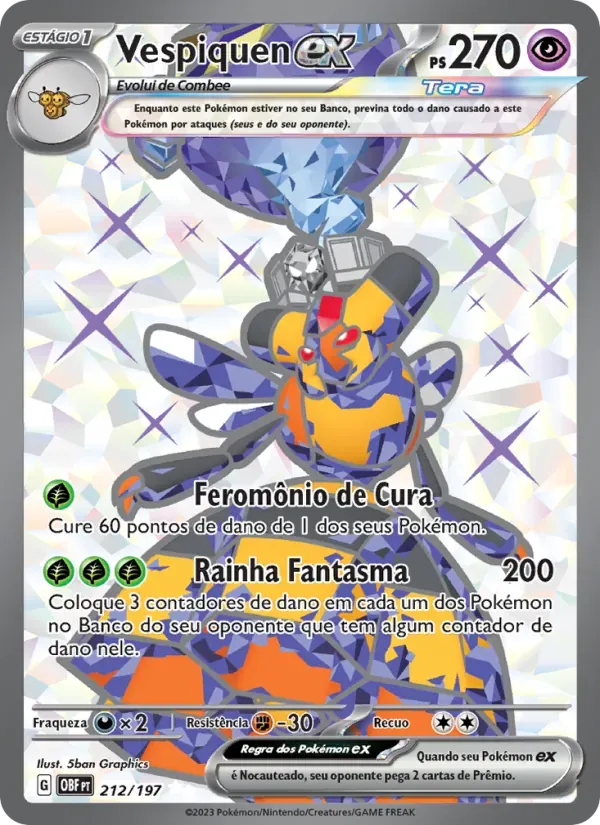 Vespiquen ex 212/197 Obsidiana em Chamas