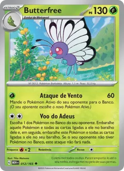 Butterfree 012 151