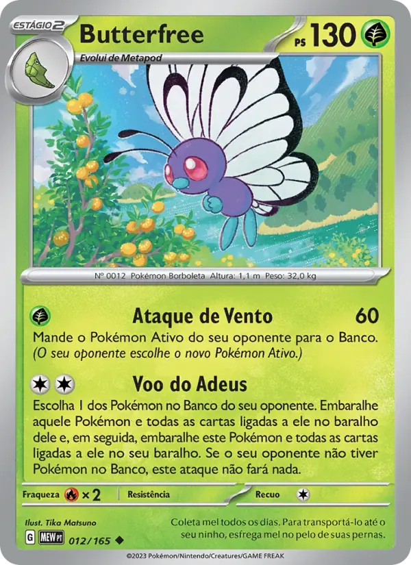 Butterfree 012/165 151