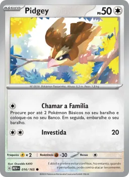 Pidgey 016 151