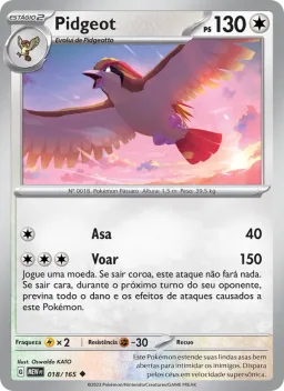 Pidgeot 018 151