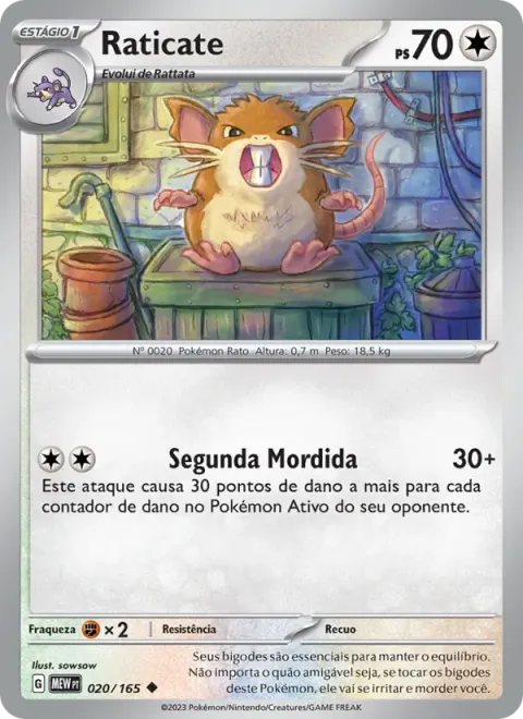 Raticate 020/165