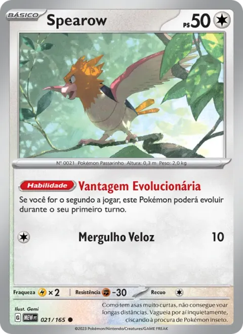 Spearow 021/165