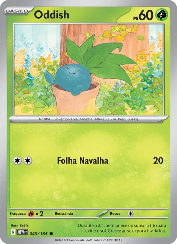 Oddish 043/165 151