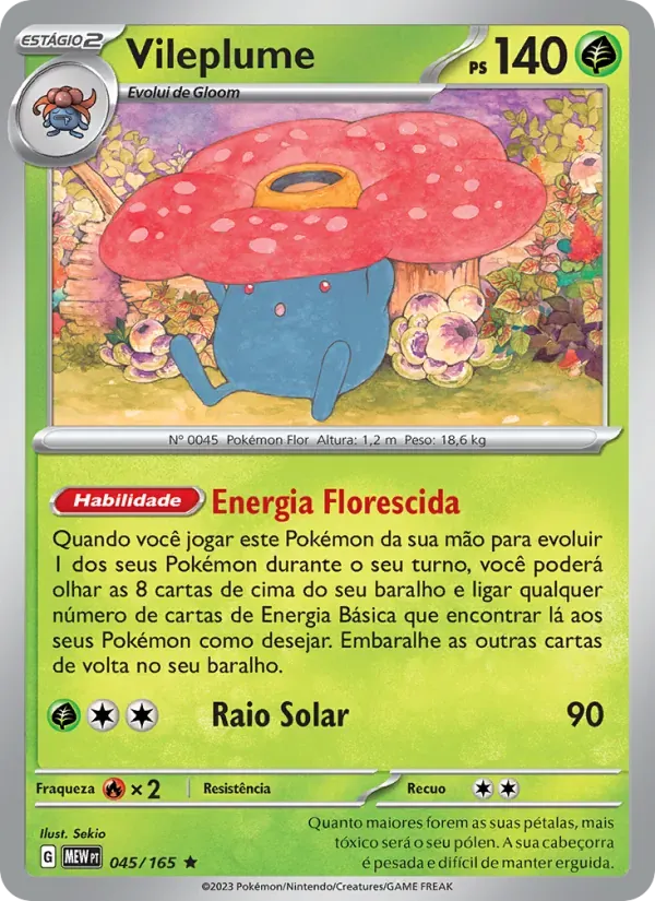 Vileplume 045/165 151
