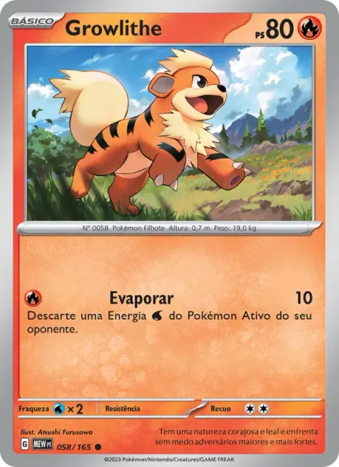 Growlithe 058/165