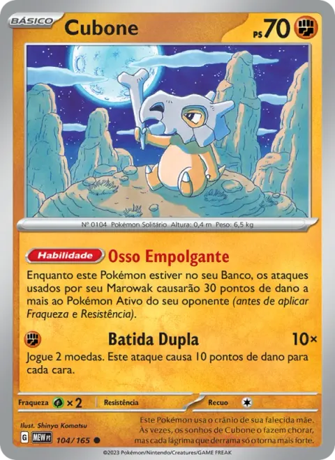 Cubone 104/165