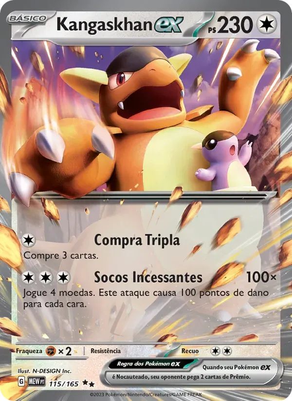 Kangaskhan ex 115/165 151