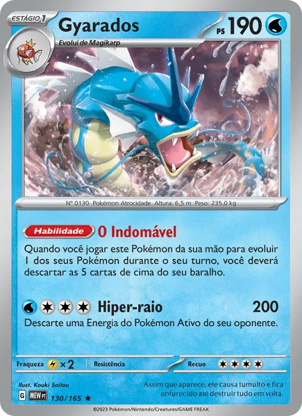 Gyarados 130/165 151