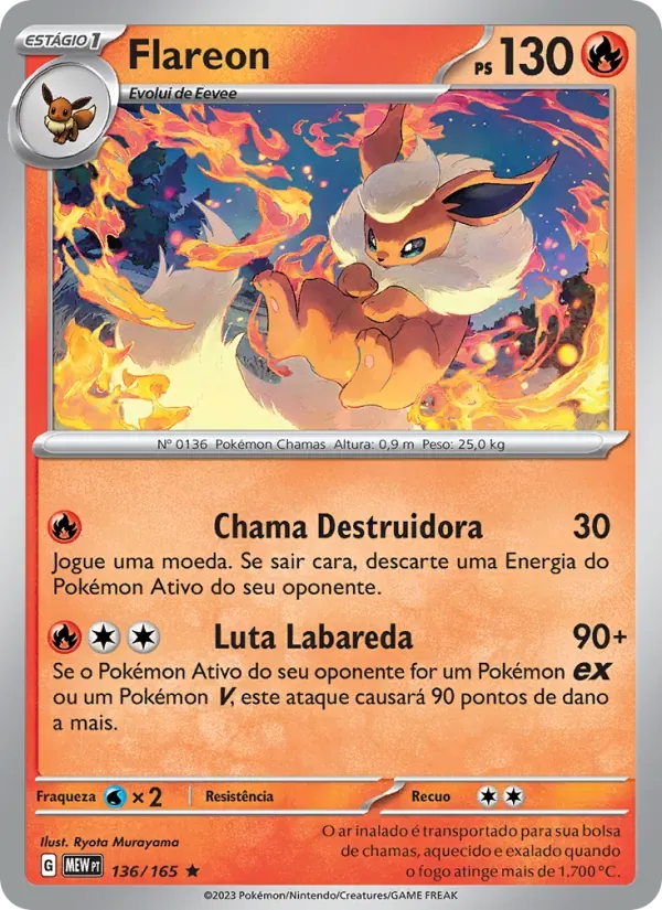Flareon 136/165 151