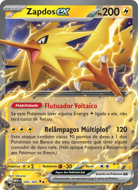Zapdos ex 145/165