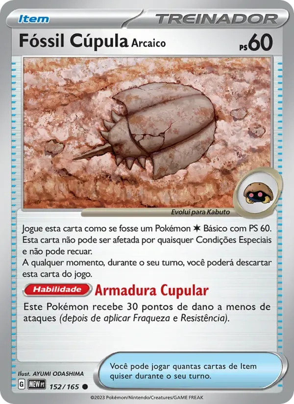 Fóssil Cúpula Arcaico 152/165 151