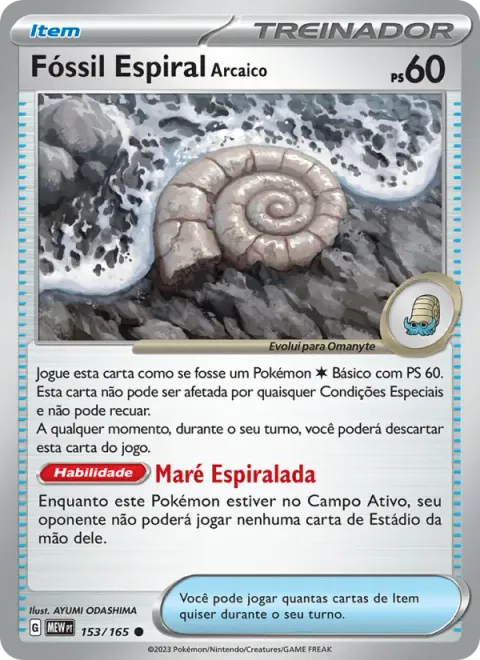 Fóssil Espiral Arcaico 153/165