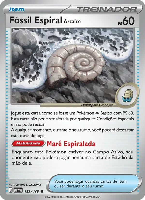 Fóssil Espiral Arcaico 153/165 151