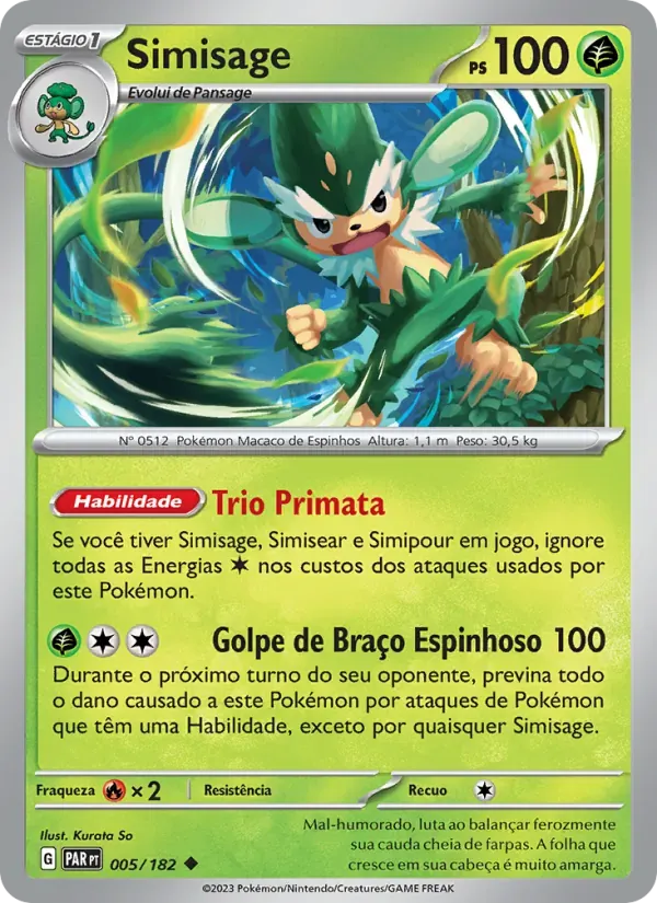 Simisage 005/182 Fenda Paradoxal