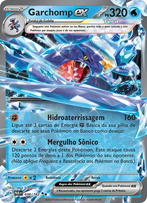 Garchomp ex 038/182 Fenda Paradoxal
