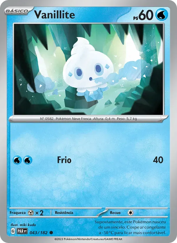 Vanillite 043/182 Fenda Paradoxal