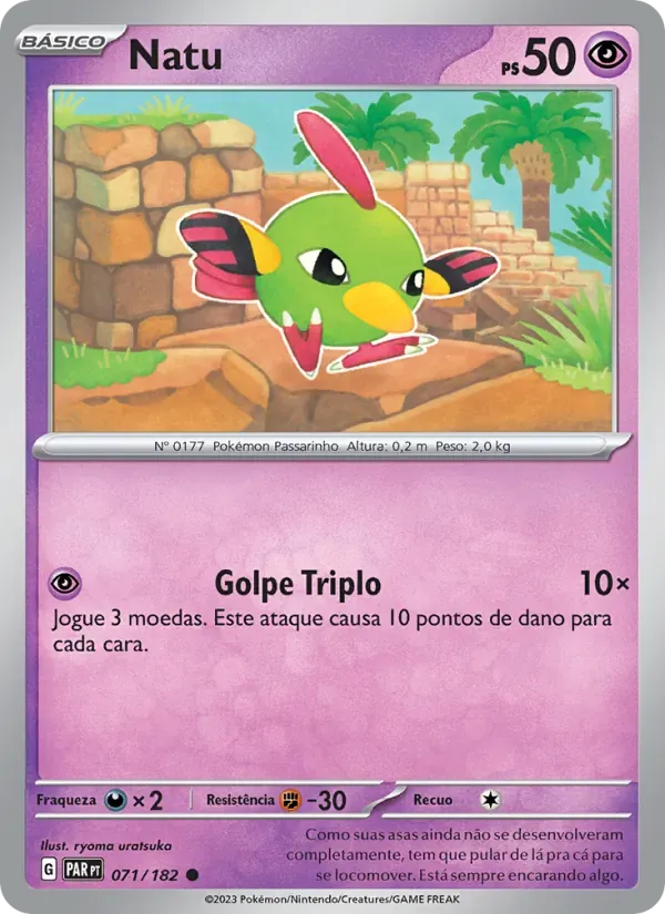 Natu 071/182 Fenda Paradoxal